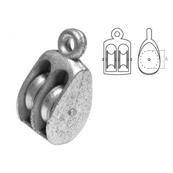 Блок двойной BK-Duplex металл 40 мм STARFIX