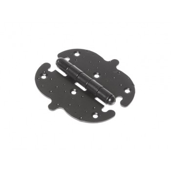 Петля 90 мм фигурная, черн.мат.