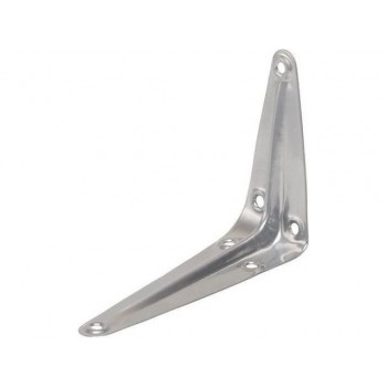 Кронштейн с ребром жесткости 250х300 мм хром эффект STARFIX