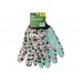 Перчатки х/б с ПВХ точкой STARTUL GARDEN (зеленые) (ST7185) (садовые)