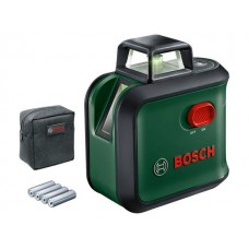 Нивелир лазерный линейный BOSCH Advanced Level 360 в кор. (проекция: крест, до 24 м, +/- 0.40 мм/м, резьба 1/4″)