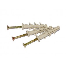 Дюбель-гвоздь 6х100 мм потай (100 шт в зип-локе) (WAVE)