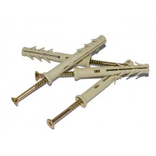 Дюбель-гвоздь 10х100 мм потай (50 шт в зип-локе) (WAVE)