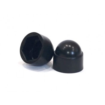 Колпачок на болт/гайку М5/S8 черный (400 шт в пакете)