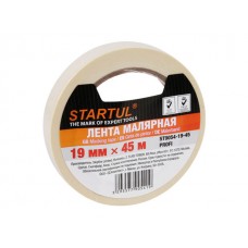 Лента малярная 19ммх45м STARTUL PROFI (ST9054-19-45), белая (производство РФ)