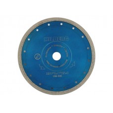 Алмазный круг 230х25,4/22,23 мм по керамике сплошн.ультратонкий Turbo HILBERG