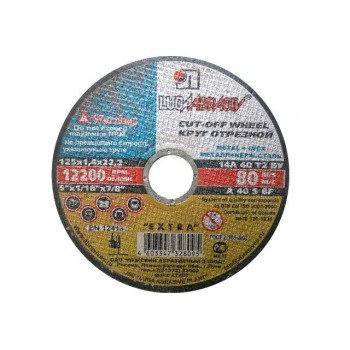 Круг отрезной 180х3.0×22.2 мм для металла LUGAABRASIV
