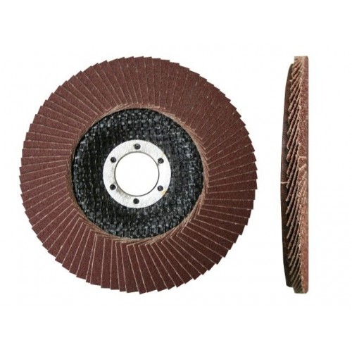 Круг лепестковый 125х22мм А180 плоск. КЛТ1 LUGAABRASIV Круг лепестковый 125х22мм А180 плоск. КЛТ1 LUGAABRASIV