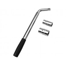 Вороток Г-образный 1/2″ телескоп. 310-470мм с головками ВОЛАТ (головки 17/19мм и 21/23мм)