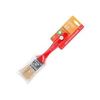 Кисть плоская 1,5″-38мм STARTUL MASTER (покраска стен и фасадов, флейцевая малярная, все типы ЛКМ)