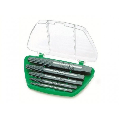 Набор экстракторов 7/64″-19/64″ 5шт TOPTUL Набор экстракторов 7/64″-19/64″ 5шт TOPTUL