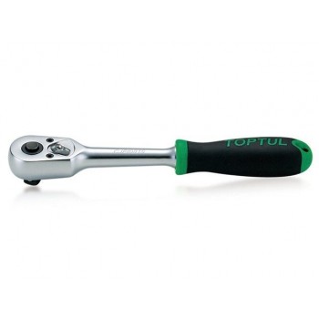 Трещотка 1/4″ 45зуб. 147мм TOPTUL