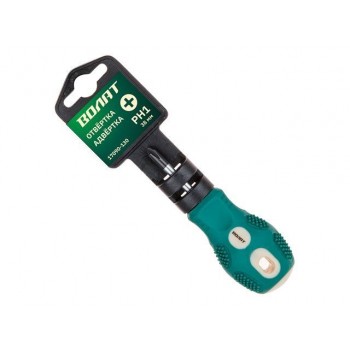 Отвертка “+” №1  38мм PH ВОЛАТ (крестовая Phillips, двухкомп. рукоятка Anti-Slip)