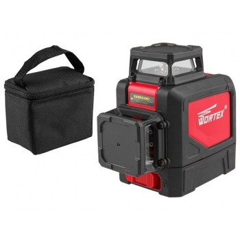 Нивелир лазерный линейный WORTEX LL 0335 D в кор. (проекция: 2 плоскости 360°, до 30 м, +/- 0,3 мм, резьба 1/4″Подходит приемник Bosch LR7)