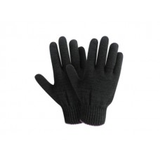 Перчатки х/б трикотажные 10класс (черные) РБ (34гр)