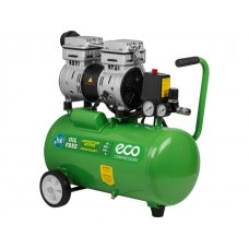 Компрессор ECO AE-25-OF1 (140 л/мин, 8 атм, коаксиальный, безмасляный, ресив. 24 л, 220 В, 0,8 кВт)