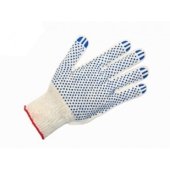 Перчатки х/б с ПВХ “Точка” 10 класс (41-43 гр) (Континент-Сити)