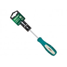 Отвертка “-” 4,0х100мм SL ВОЛАТ (шлицевая Slotted, двухкомп. рукоятка Anti-Slip)