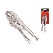 Зажим с фиксатором 180мм изогнутые губки PRO STARTUL (PRO-6051-01)