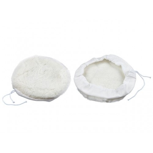 Полировальный круг 180мм, на завязках (иск.шерсть, короткая) (WORTEX) Полировальный круг 180мм, на завязках (иск.шерсть, короткая) (WORTEX)