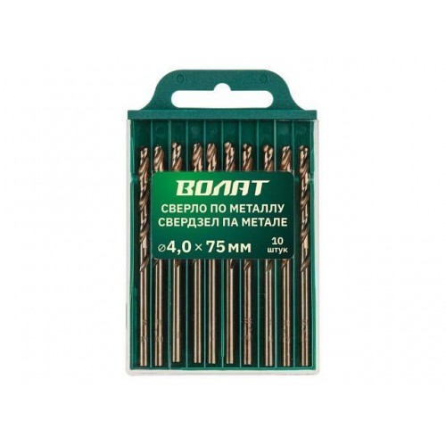 Сверло по металлу ц/х 3.0х33х61 мм HSS, комплект из 10-ти шт ВОЛАТ Сверло по металлу ц/х 3.0х33х61 мм HSS, комплект из 10-ти шт ВОЛАТ