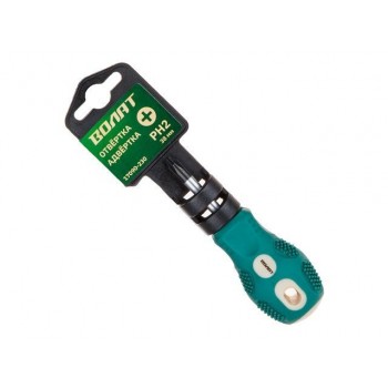 Отвертка “+” №2  38мм PH ВОЛАТ (крестовая Phillips, двухкомп. рукоятка Anti-Slip)