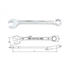 Ключ комбинированный 11мм 15° TOPTUL