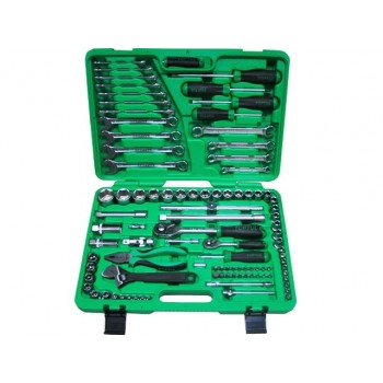 Набор слесарного инстр-та в чем. 96предм. 1/4″,1/2″ 6гр. TOPTUL