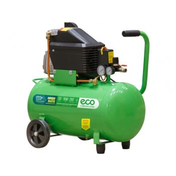 Компрессор ECO AE-501-4 (260 л/мин, 8 атм, коаксиальный, масляный, ресив. 50 л, 220 В, 1.80 кВт)
