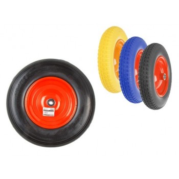 Колесо полиурет. 4.00-8″ (подшипн. усил. ф35×16 мм, для оси 16×60мм) (Подходит к тачкам: WB6820-2HD) (ECO)