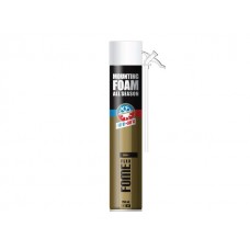 Пена монтажная бытовая всесезонная FOME FLEX "Mounting foam all season" (750мл) (Выход около 45л)