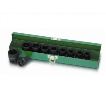 Набор головок ударн. 1/2″ 10-24мм 6гр. 10шт. TOPTUL