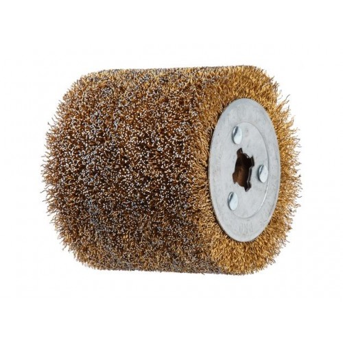 Щетка стальная с латунным покрытием 100х120 мм 0,5 мм WORTEX (диаметр 120 мм, ширина 100 мм, посадочный диаметр 19 мм, проволока 0,5 мм) Щетка стальная с латунным покрытием 100х120 мм 0,5 мм WORTEX (диаметр 120 мм, ширина 100 мм, посадочный диаметр 19 мм, проволока 0,5 мм)