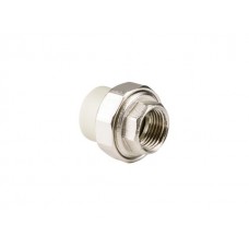 Американка ПП вн. 25х3/4", сер. РТП (Соединение разборное внутренняя резьба полипропиленовое) (РосТурПласт)