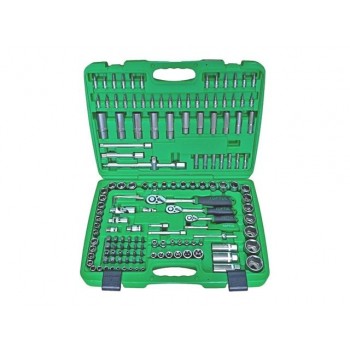 Набор головок и бит 151предм. 1/4″,3/8″,1/2″ 6гр. TOPTUL