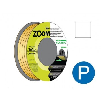 Уплотнитель “P” белый 100м  ZOOM CLASSIC