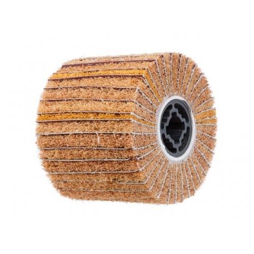 Щетка комбинированная лепестковая/нейлоновая 100х120 мм P120 WORTEX (диаметр 120 мм, ширина 100 мм, посадочный диаметр 19 мм, зерн. 120) Щетка комбинированная лепестковая/нейлоновая 100х120 мм P120 WORTEX (диаметр 120 мм, ширина 100 мм, посадочный диаметр 19 мм, зерн. 120)