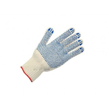 Перчатки х/б с ПВХ  7,5 класс “Люкс” повышенная защита (Континент-Сити)