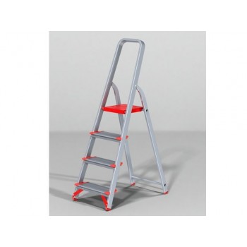 Лестница-стремянка алюм. проф. с широкой ступенью 85 см 4 ступ. 5,2кг NV3117 Новая Высота (макс. нагрузка 225кг)