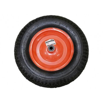 Колесо надувн. 4.80/4.00-8″ (подшипн. ф35×16 мм, для оси 16×100мм) (Подходит к тачкам: WB300-1, WB301-1) (ECO)