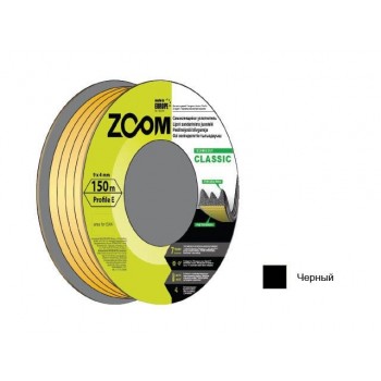 Уплотнитель “E” черный 150м ZOOM