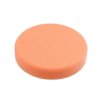 Полировальный круг 150/30мм, на липучке (оранжевый, средн. мягкость) (WORTEX)