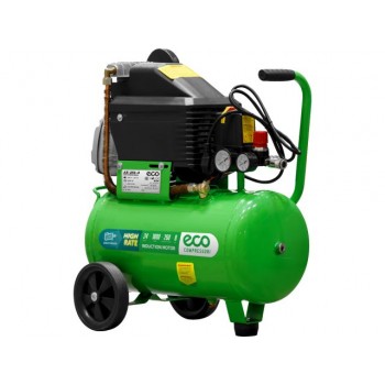 Компрессор ECO AE-251-4 (260 л/мин, 8 атм, коаксиальный, масляный, ресив. 24 л, 220 В, 1.80 кВт)