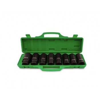 Набор головок ударн. 3/4″ 22-38мм 6гр. 8шт глубокие TOPTUL