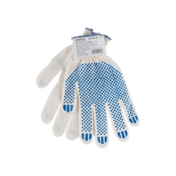 Перчатки х/б с ПВХ “Точка” 7,5класс STARTUL (ST7191)