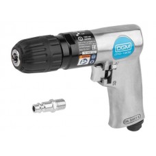 Пневмодрель с реверсом DGM DTD-1802 (Быстрозажим.патрон 3/8”-24 UNF, 255 л/мин, 1800 об/мин, дерево/металл: 20/10 мм,)
