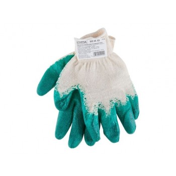 Перчатки х/б с латексным покрытием (одинарный облив) 13класс STARTUL (ST7195)