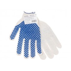 Перчатки х/б с ПВХ покрытием (обливная ладонь) 7,5класс STARTUL (ST7194) (шахматный облив)