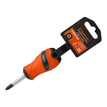 Отвертка “+” №2  38мм PH STARTUL MASTER (ST3055-230) (крестовая Phillips)