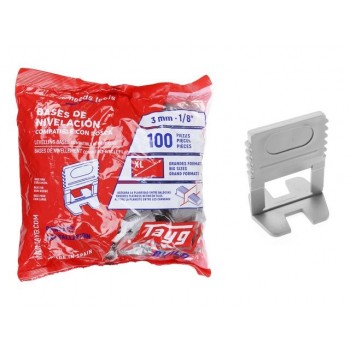 Основа д/укладки плитки с резьбой 3мм (100шт в уп.) Tayg